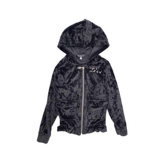 "Pocopiano" melna jaka ar kapuci 128