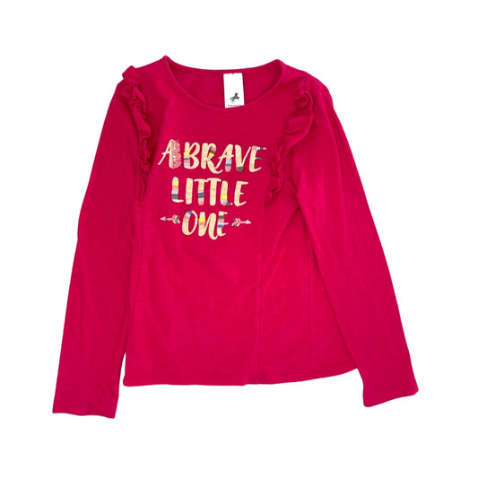 "Palomino" rozā tops Glitter text 128