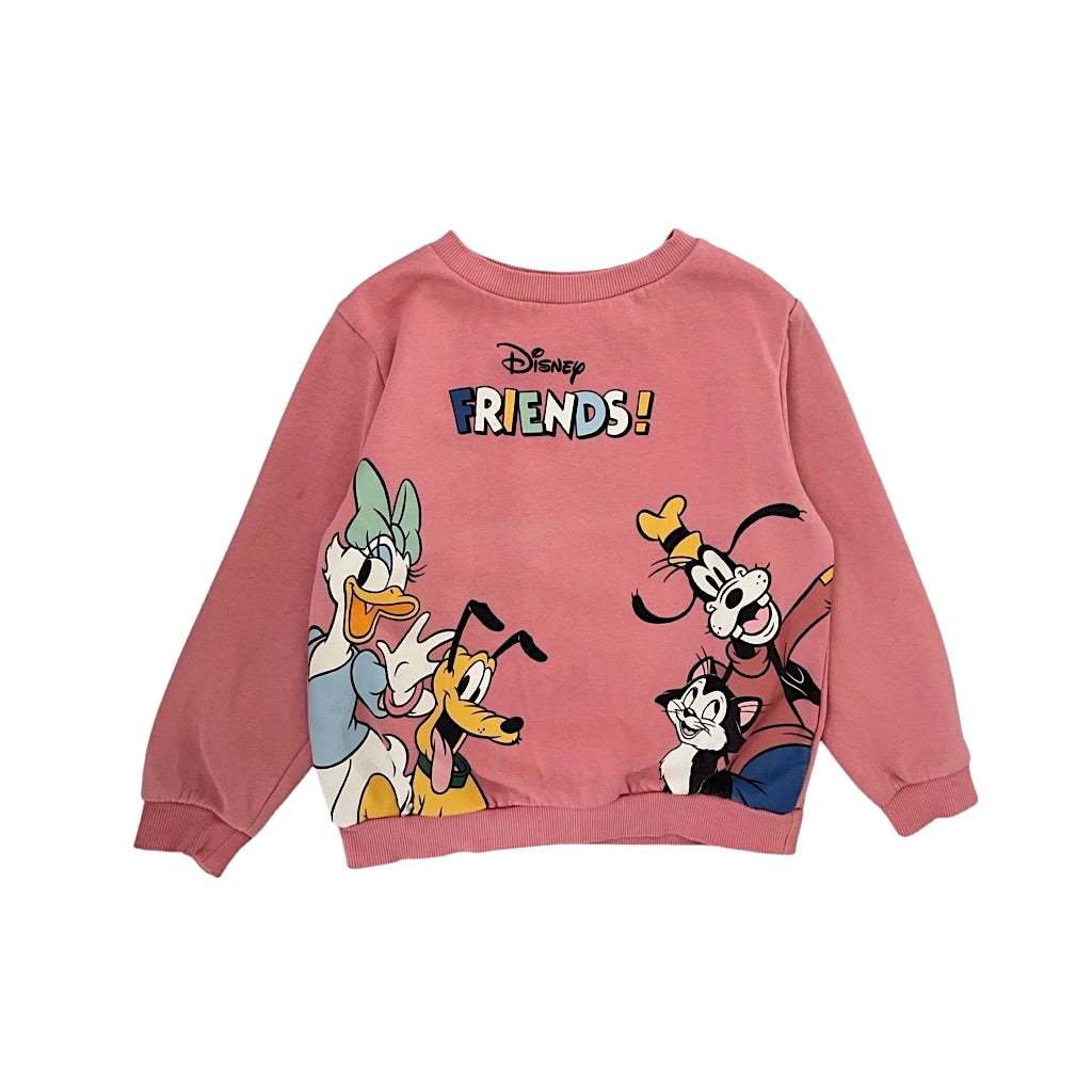 128 "H&M" rozā džemperis Disney friends