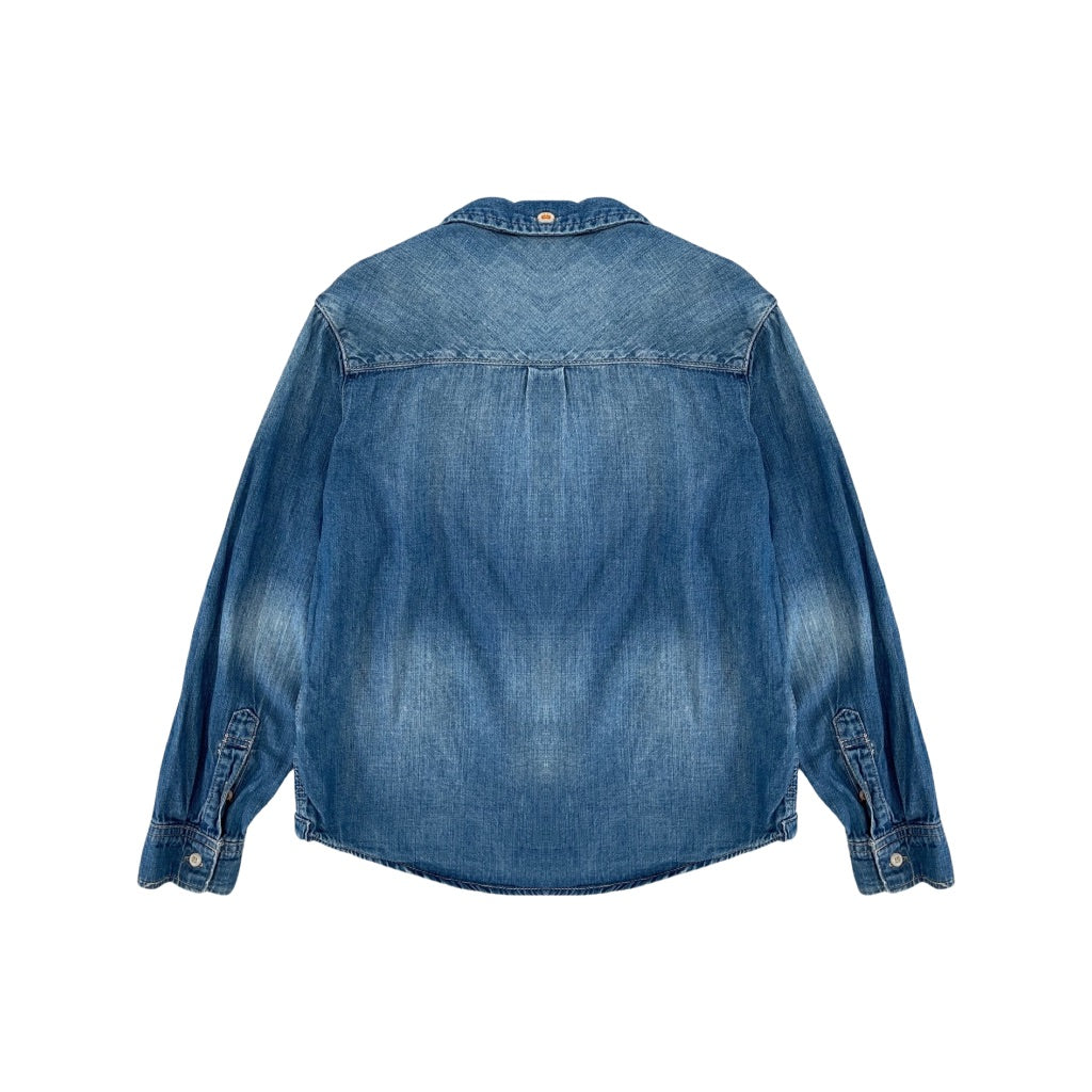 "H&M" meiteņu džinsu krekls 128 plain