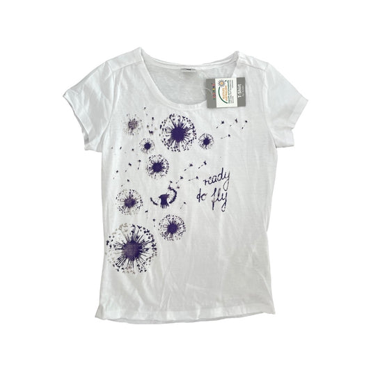 "Pocopiano" balts kokvilnas tops 128 Dandillion