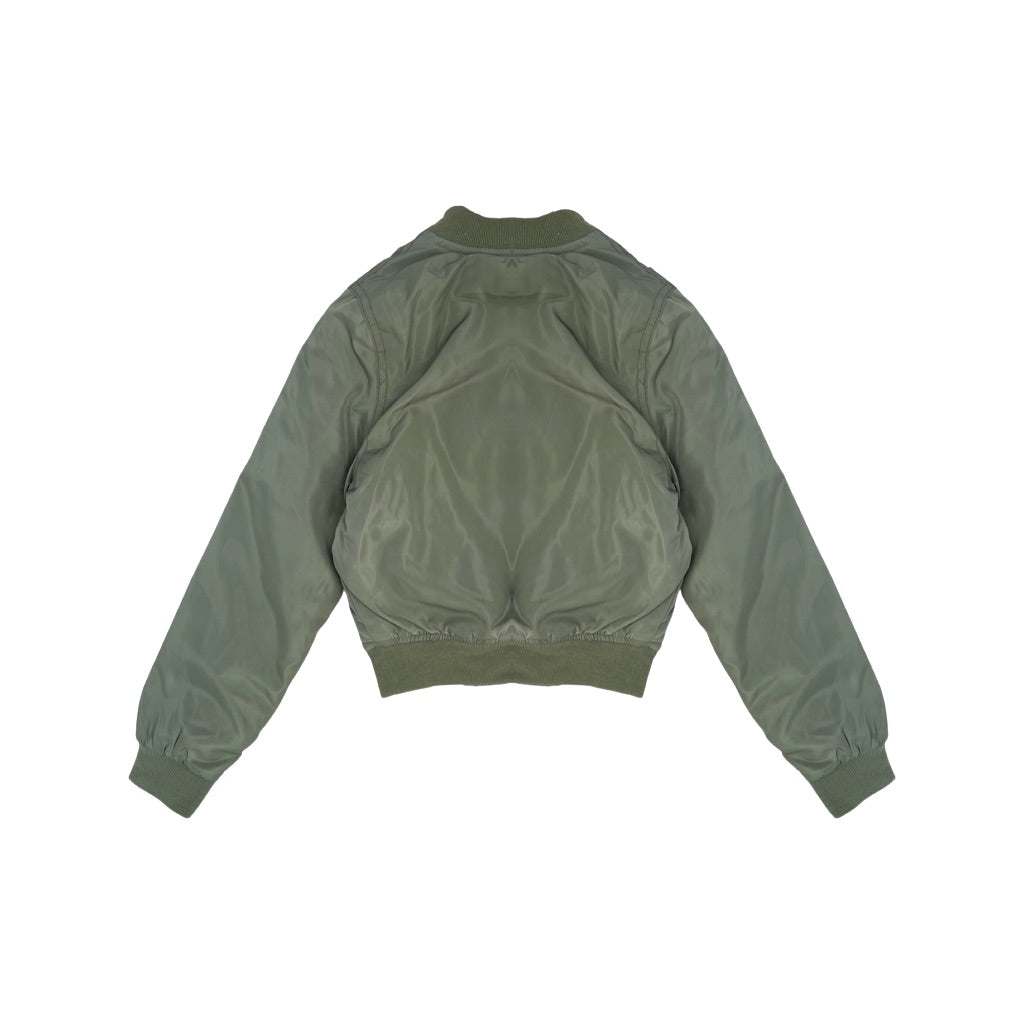 Meiteņu vējjaka 128 "YFK" green