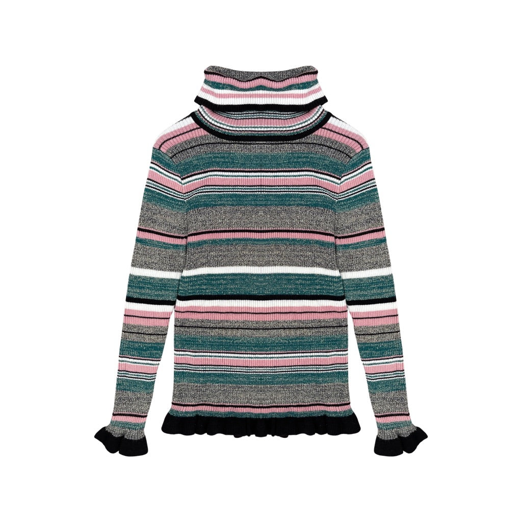 Krāsains džemperis ar apkakli 128 "Primark" stripes