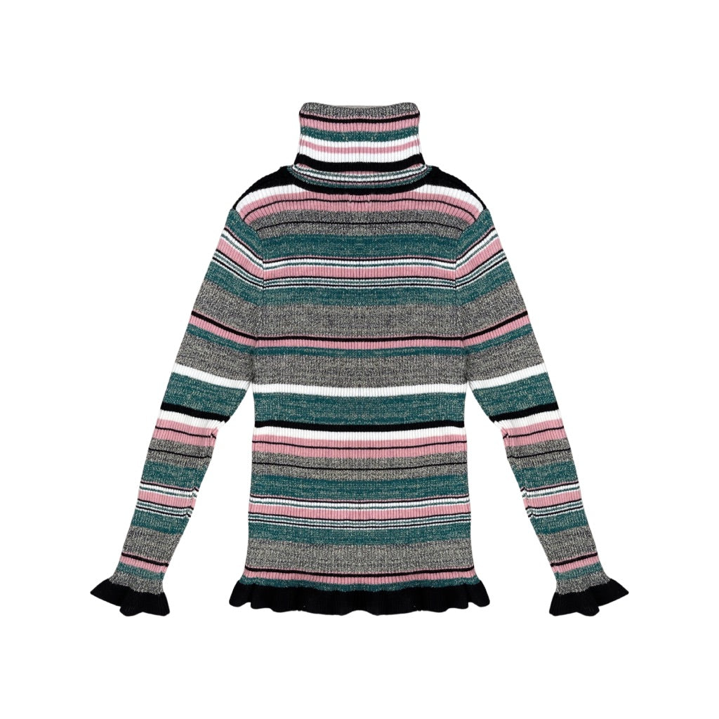 Krāsains džemperis ar apkakli 128 "Primark" stripes