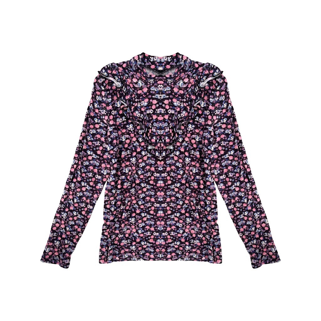 Puķains meiteņu tops 128 "Lindex" flowers