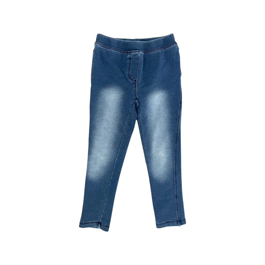 Zili meiteņu džegingi 128 "H&M" plain bleach