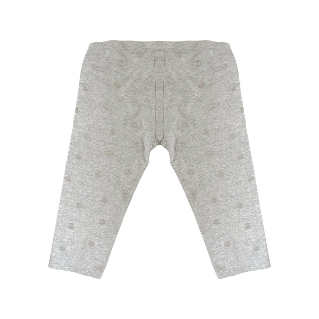 Pelēki legingi 128 "H&M" Glitter dots