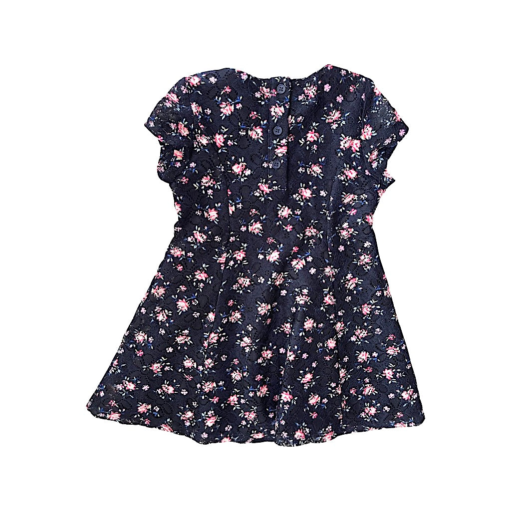 Puķaina kleitiņa meitenei 94 "Primark" navy