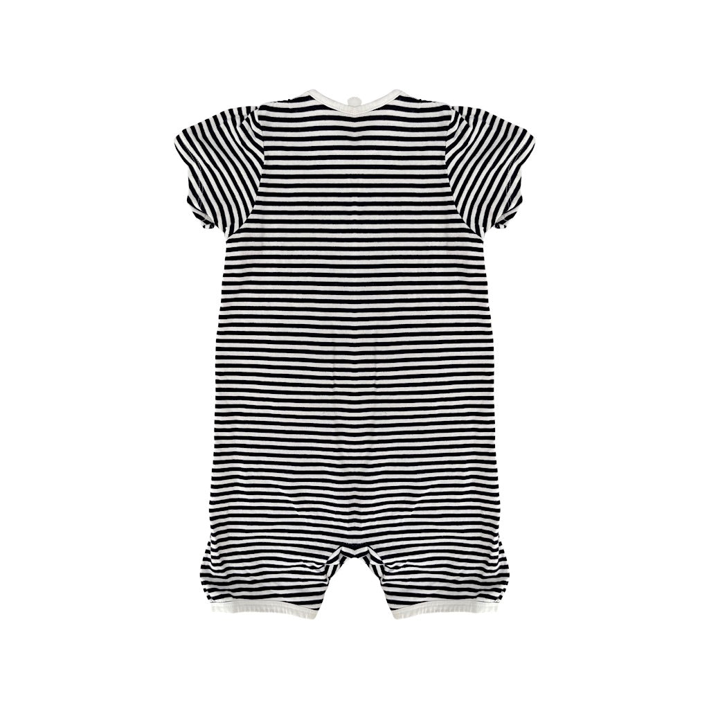 "H&M" strīpains romperis 98 hearts