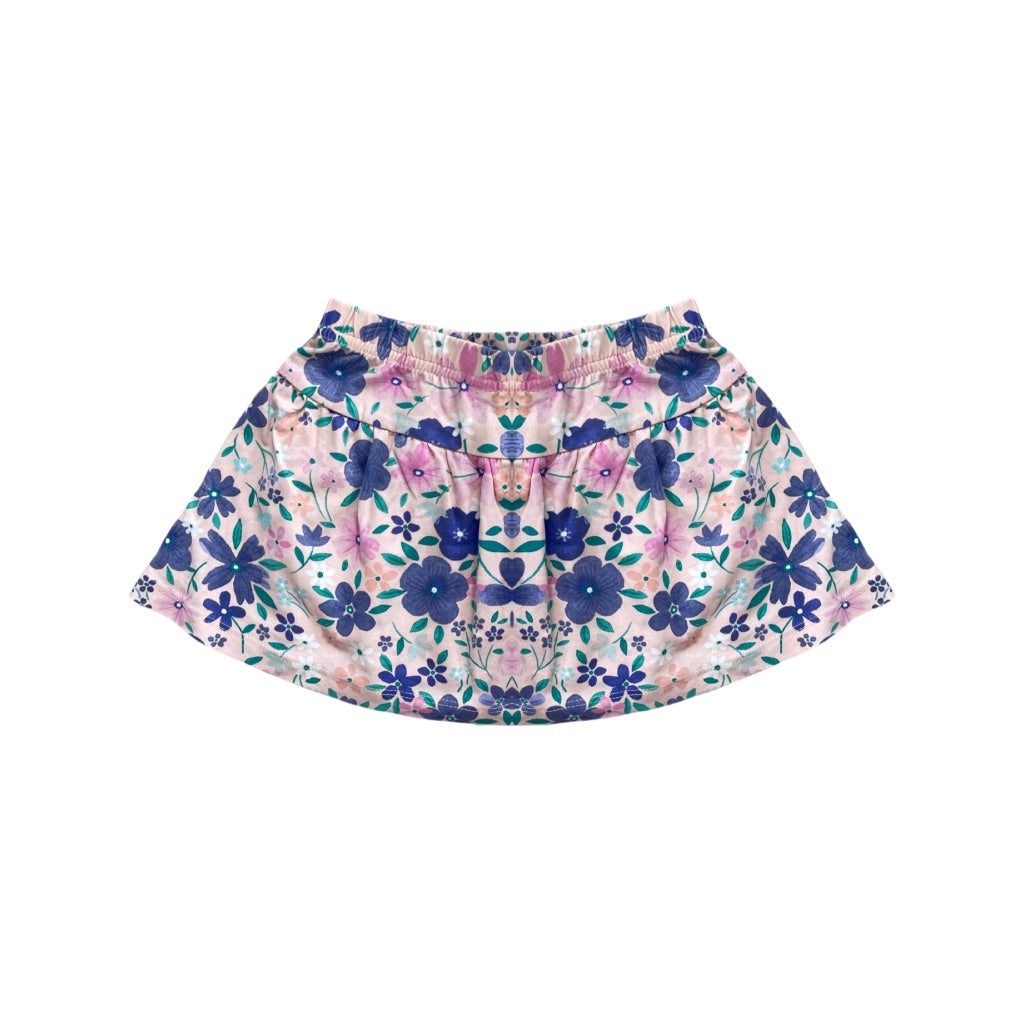 Puķaini kokvilnas svārki 98 "George"