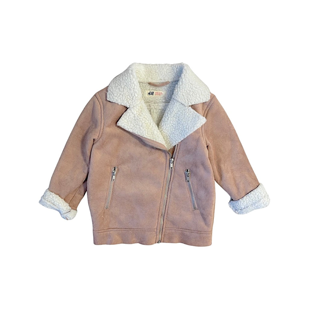 Rozā āra jaka meitenei 104 "H&M"