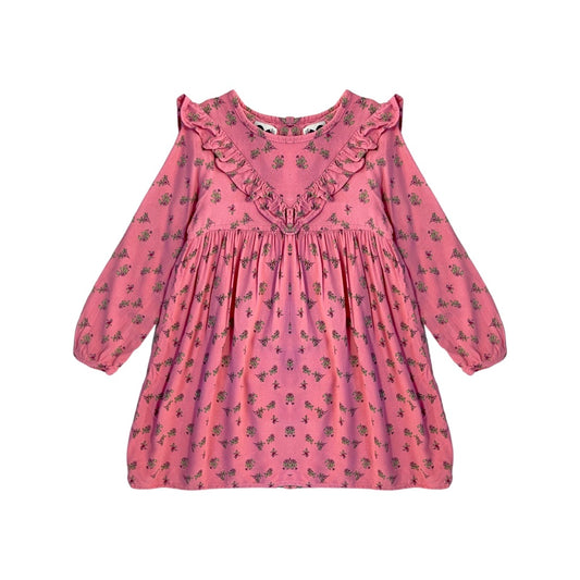 "Poco Piano" puķaina rozā kleitiņa 104