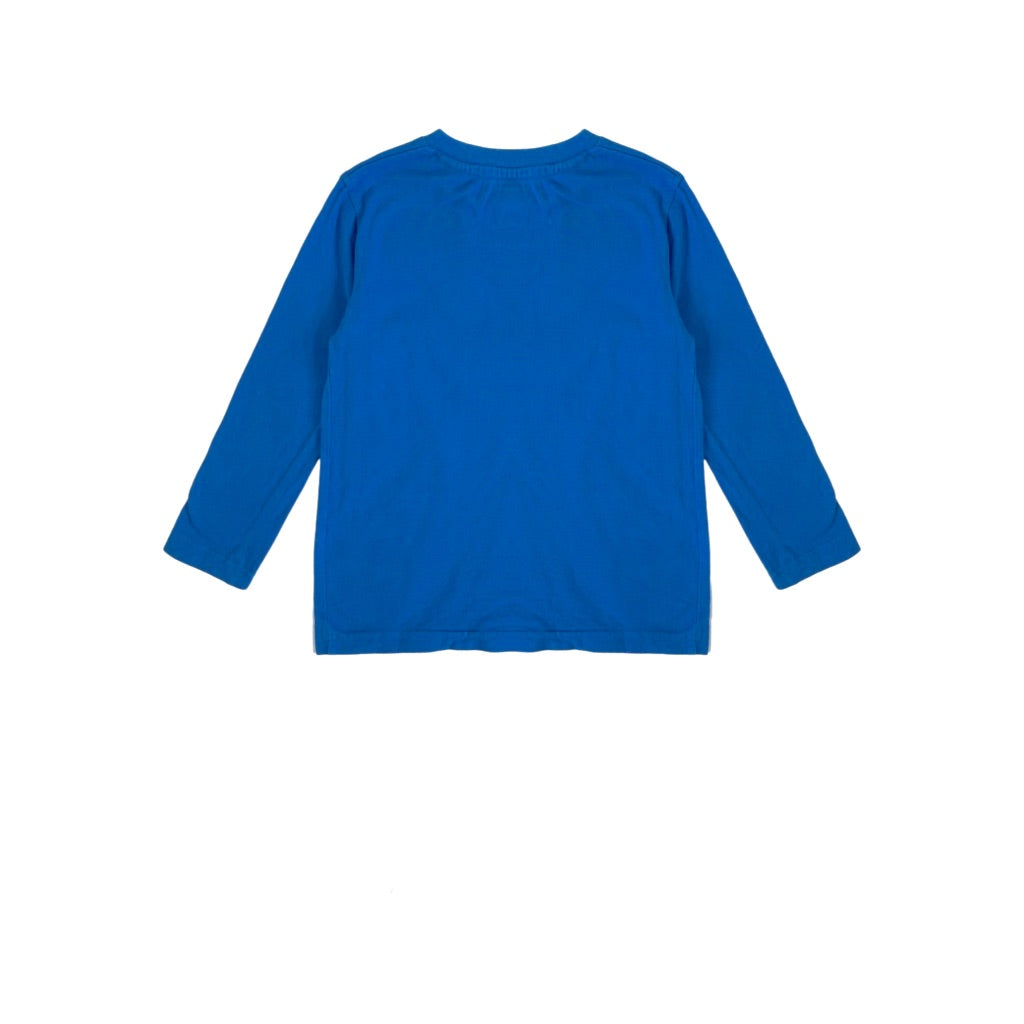Zils kokvilnas krekls 104 Plain