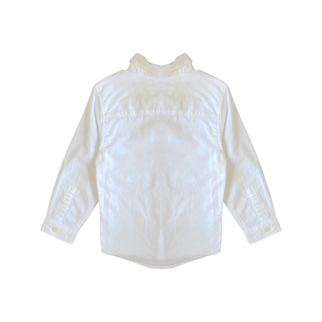 "H&M" balts kokvilnas krekls 104 plain