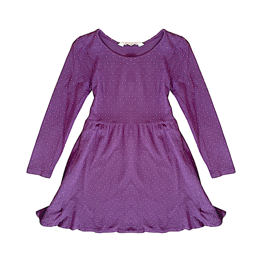 "H&M" lillā kokvilnas kleitiņa 116