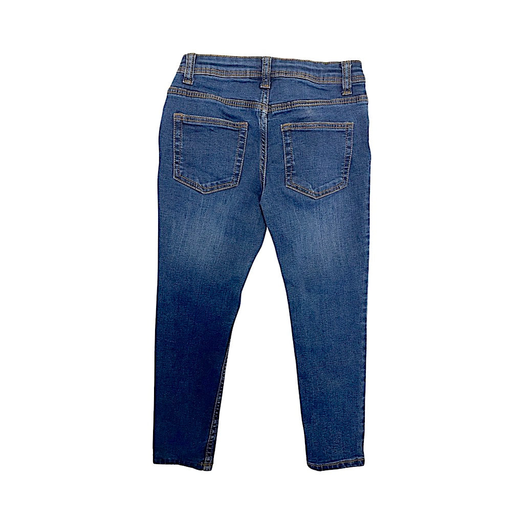 "Denim Co" zili džinsi puišiem 116 Skinny