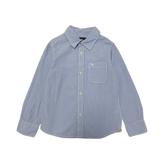"H&M" zili svītrains kokvilnas krekls 122 logo