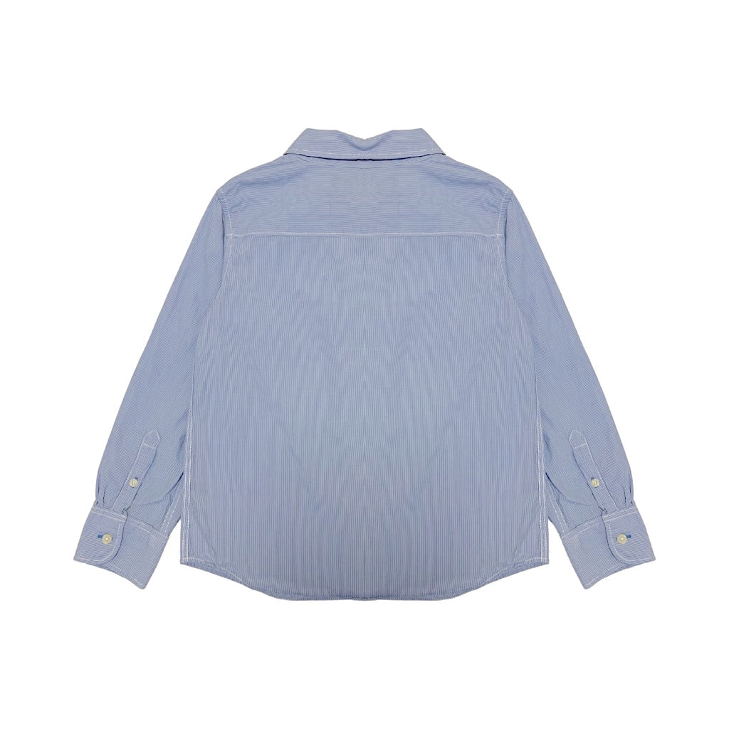 "H&M" zili svītrains kokvilnas krekls 122 logo