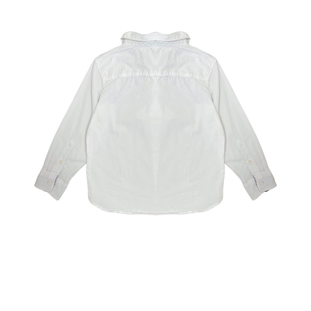 "H&M" balts kokvilnas krekls 110 logo