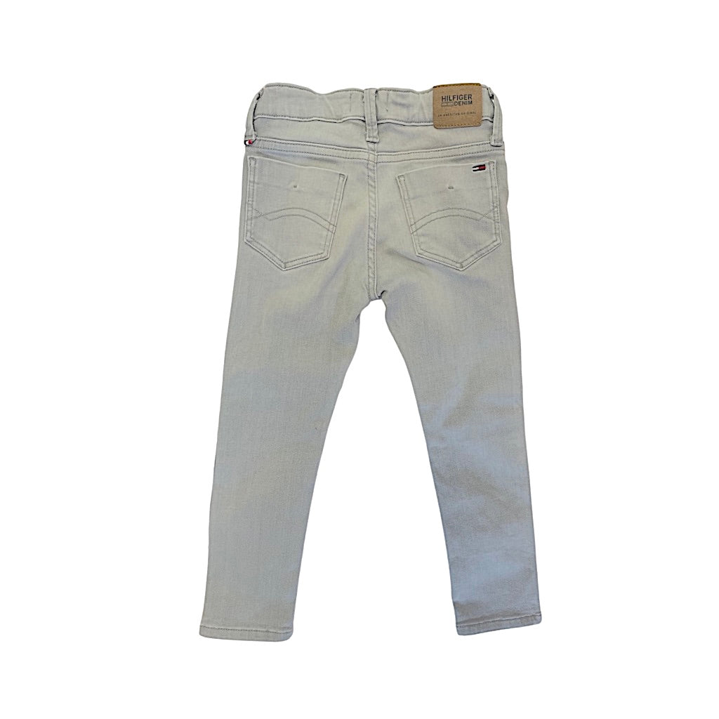 "Tommy Hilfiger" pelēki džinsi Slim 100