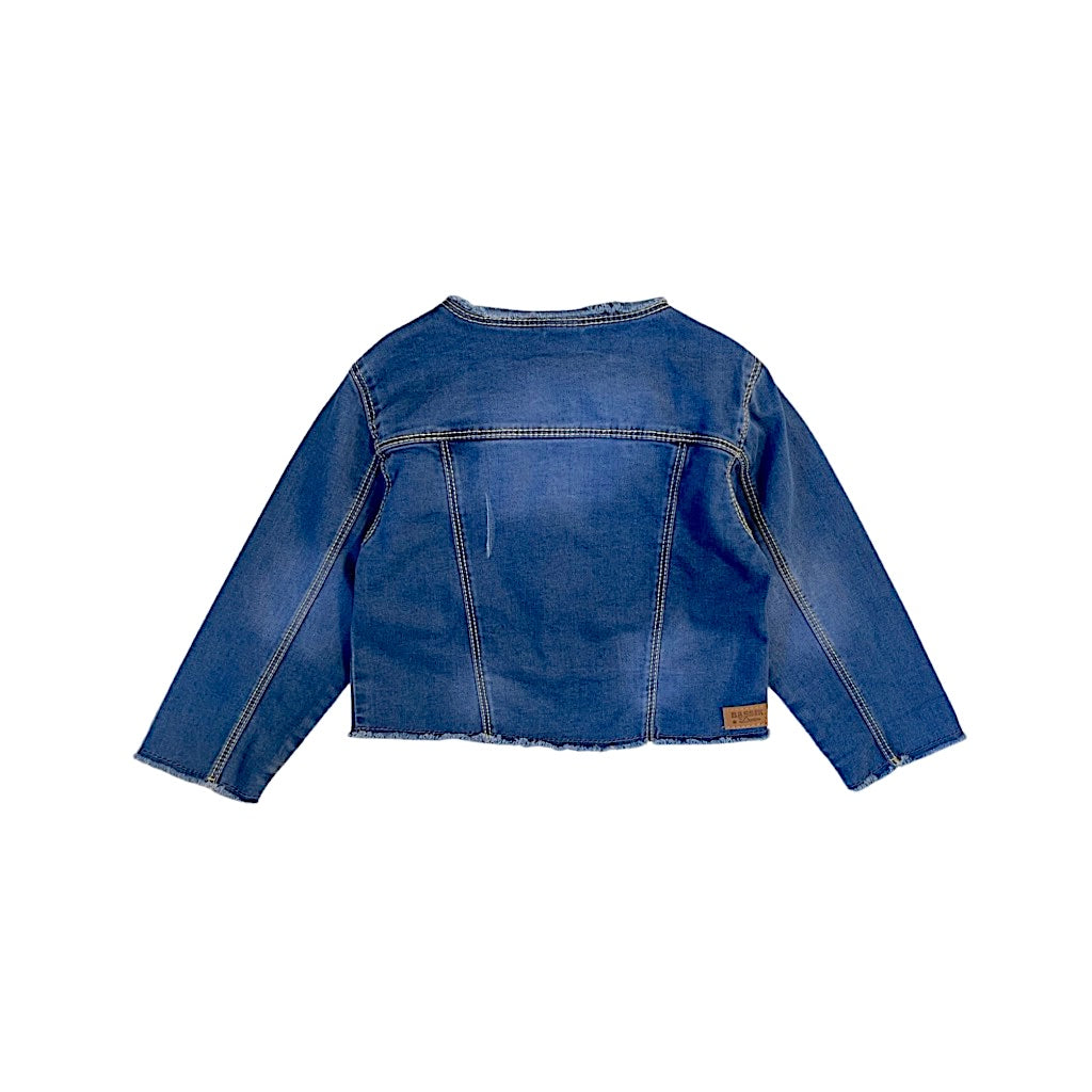 Bolero džinsu jaciņa meitenei 104 "Denim Bassic"