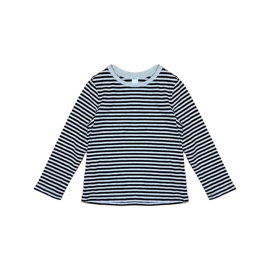 "Palomino" pelēki melns krekels stripes 104