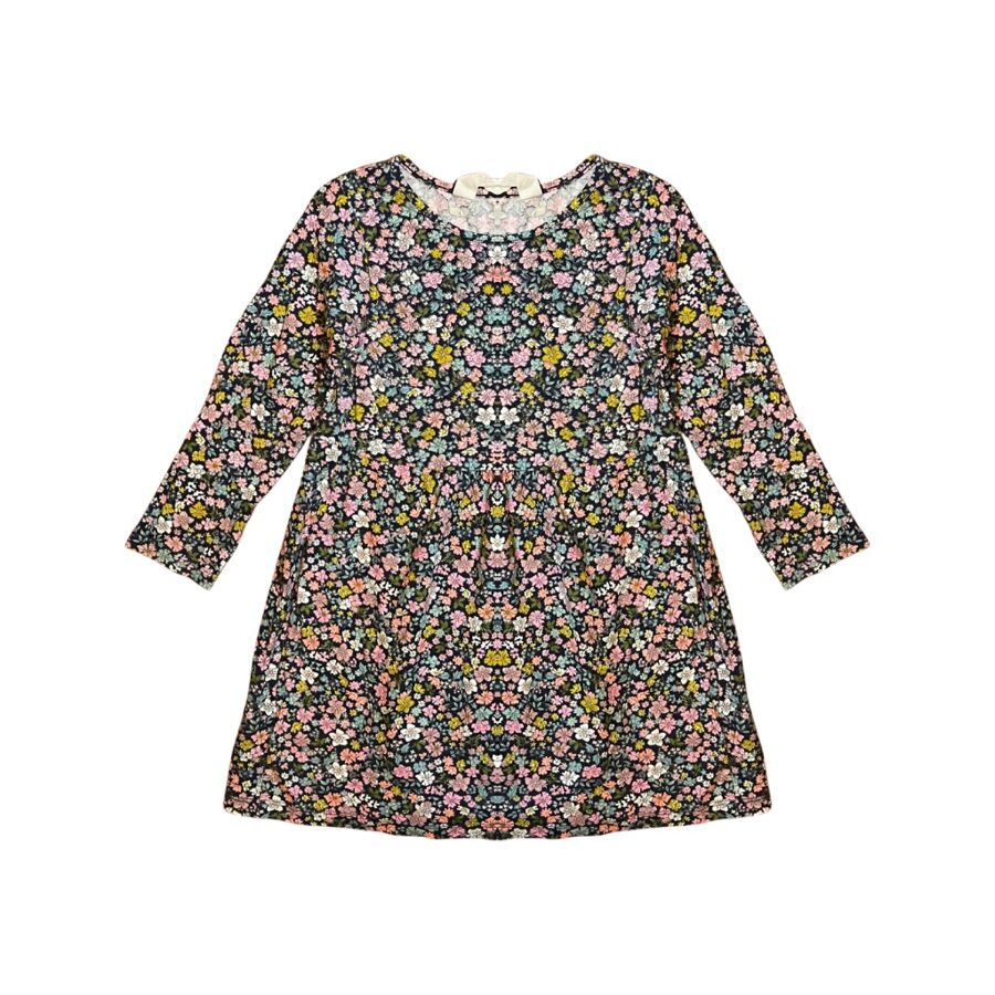 "H&M" puķaina kokvilnas kleitiņa plain 104