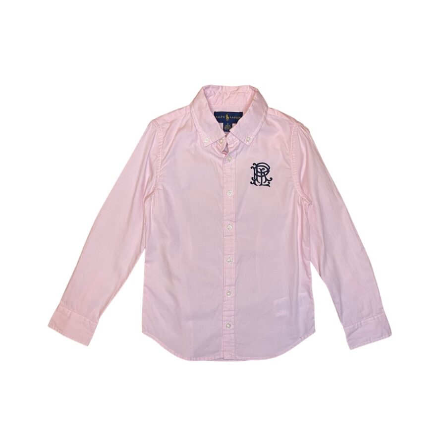 "Ralph Lauren" rozā kokvilnas krekls 116
