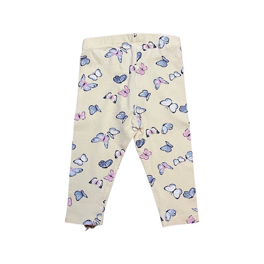 "H&M" dzelteni legingi butterfly 74cm