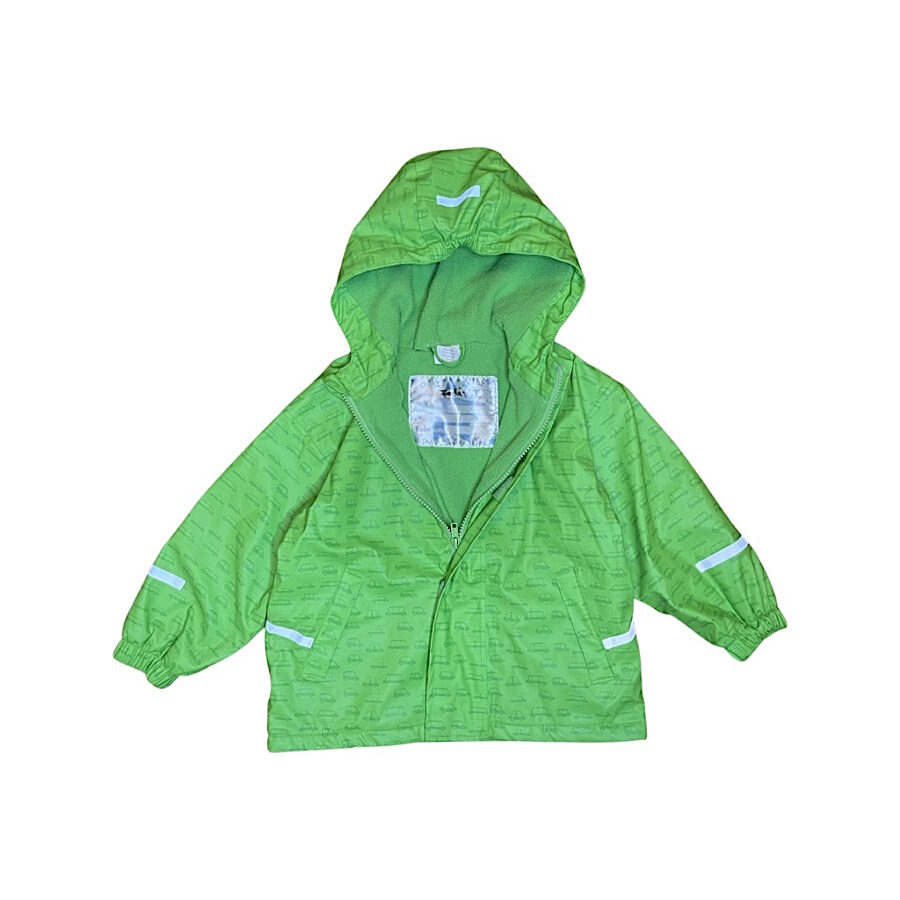 "Papagino" silta lietus vējjaka green cars 104