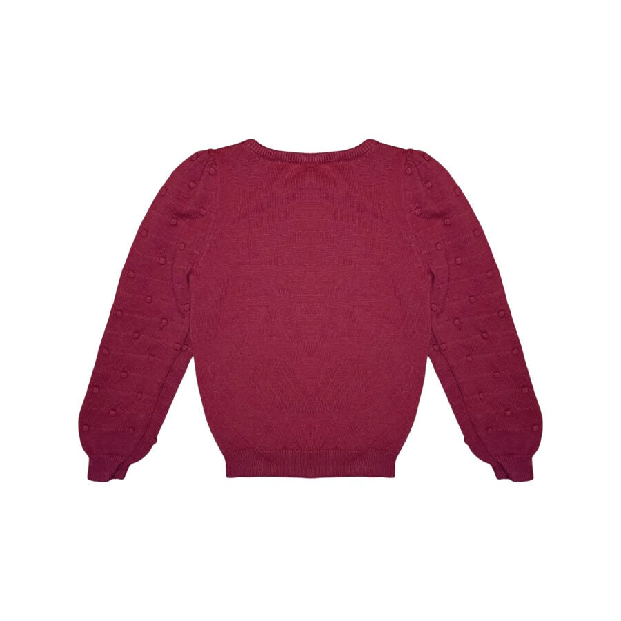"H&M" sarkans džemperis bumps 116