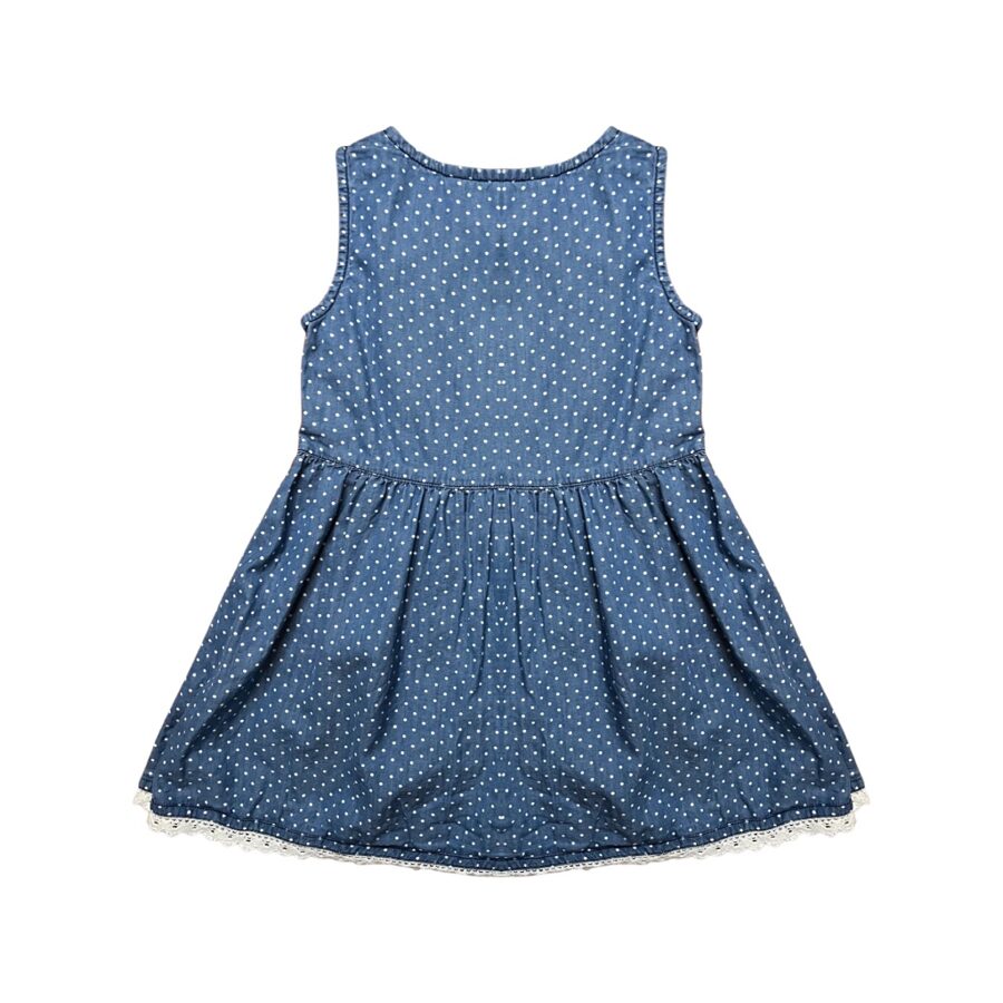 "Evie Angel" zila kokvilnas kleit dots 104