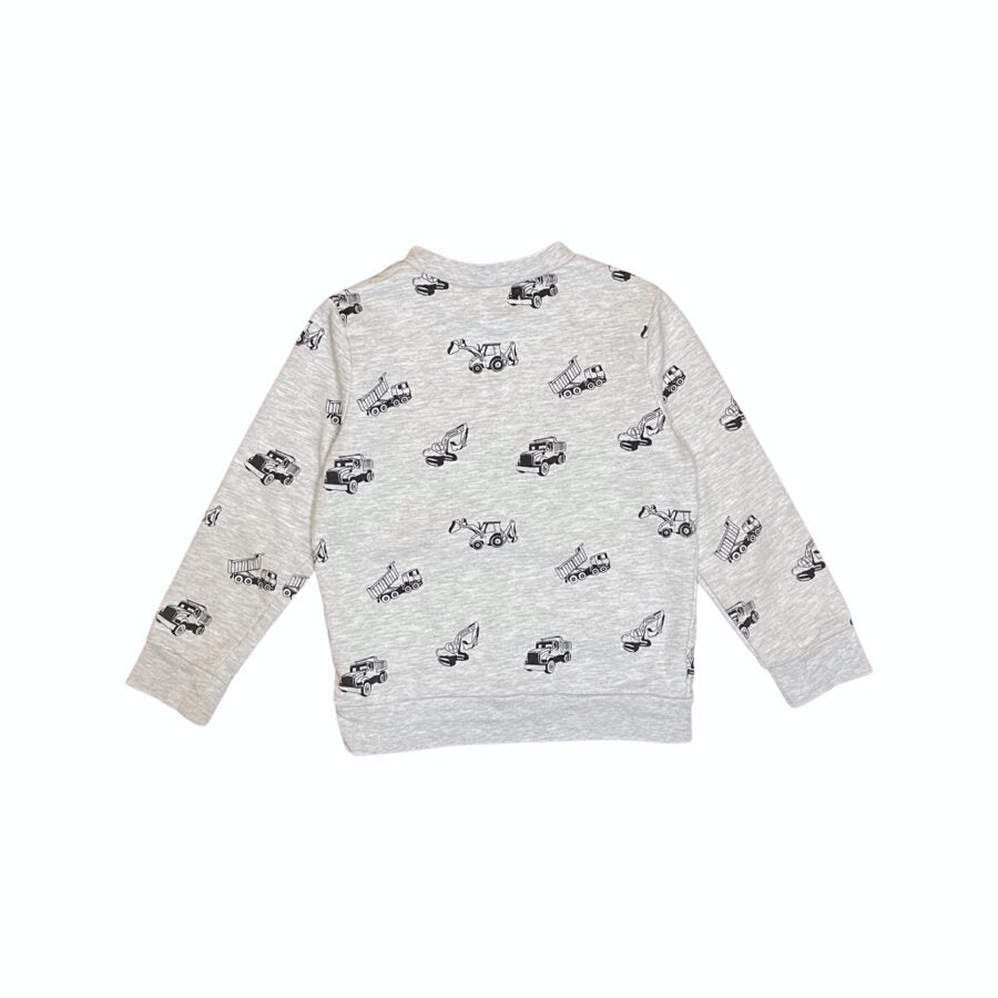 "Fox&Bunny" pelēks džemperis trucks 110