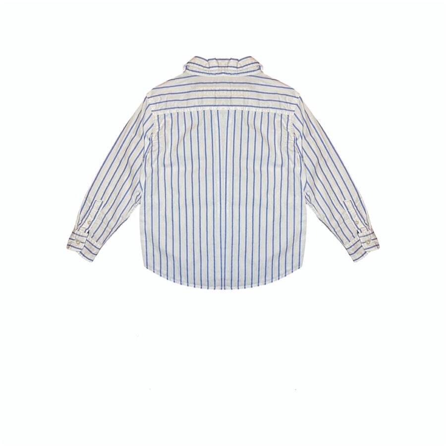 "H&M" kokvilnas krekls white blue stripes 116