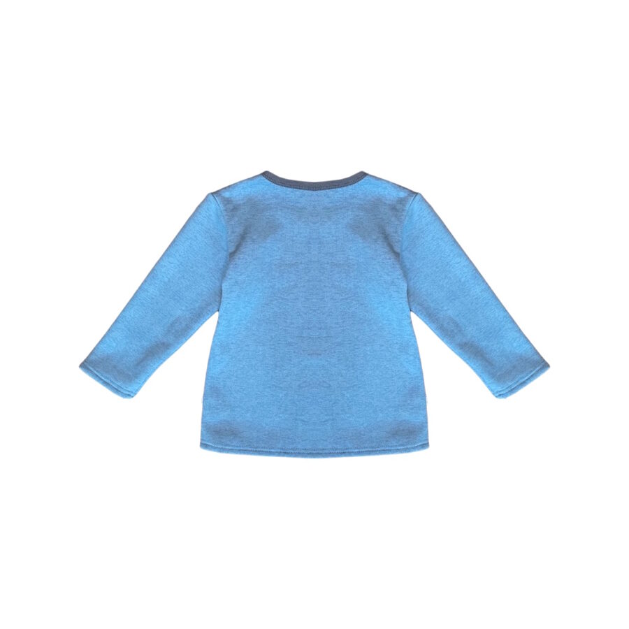 Zils, mīksts džemperis stripe pocket 120