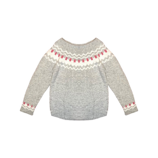 "Okaidi" pelēks džemperis straws 116