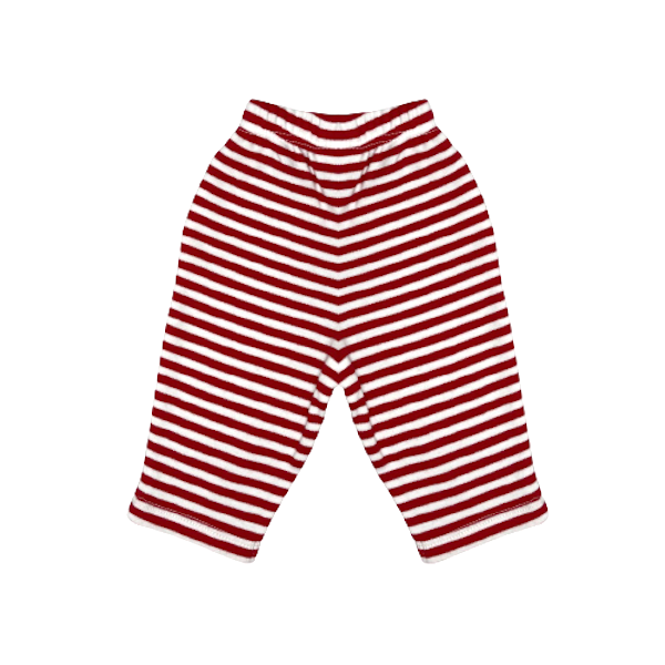 "The Little White Company" kokvilnas bikses red&white 56cm