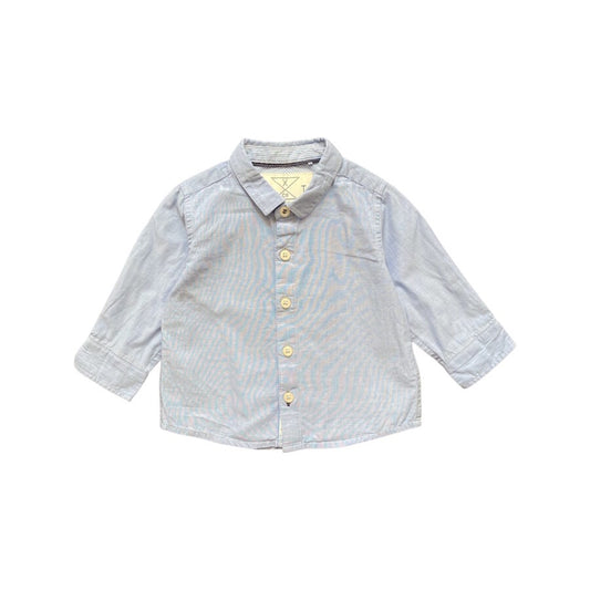 "Next" zils kokvilnas krekls long sleve 68cm