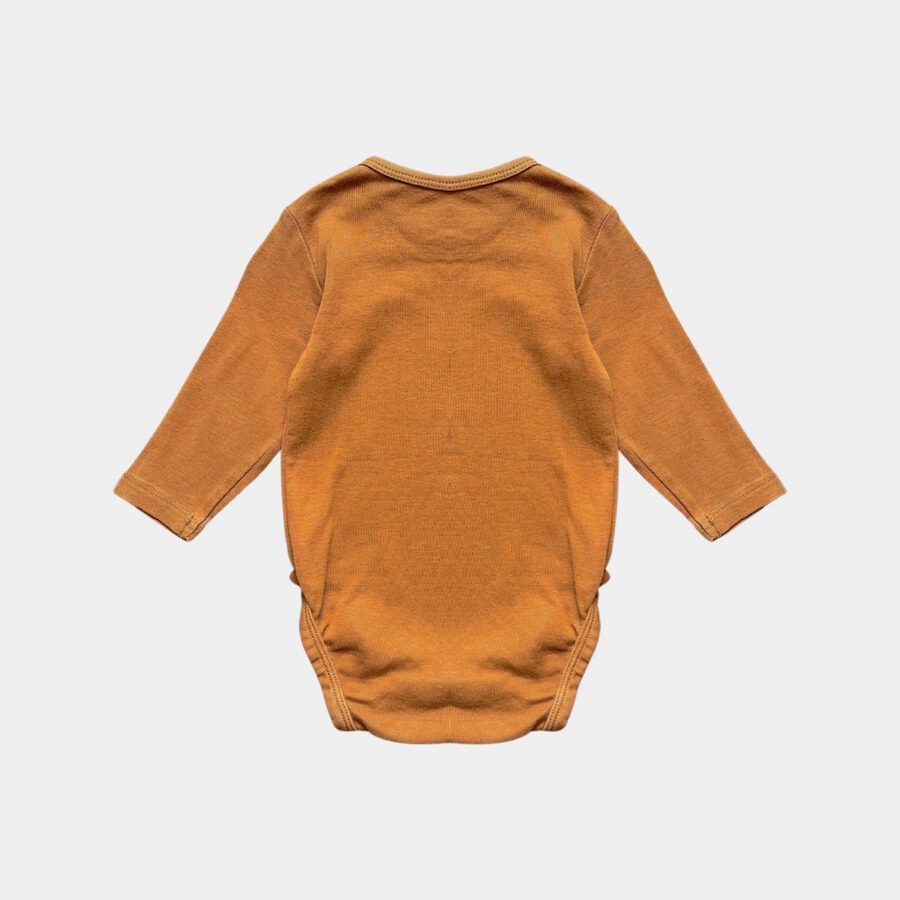 "H&M" brūns bodijs organic cotton 68cm