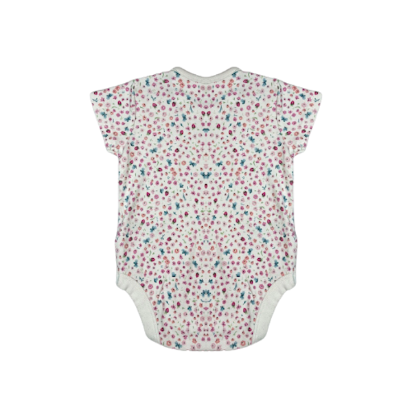 "Mothercare" bodijs short sleeve flowers 62cm