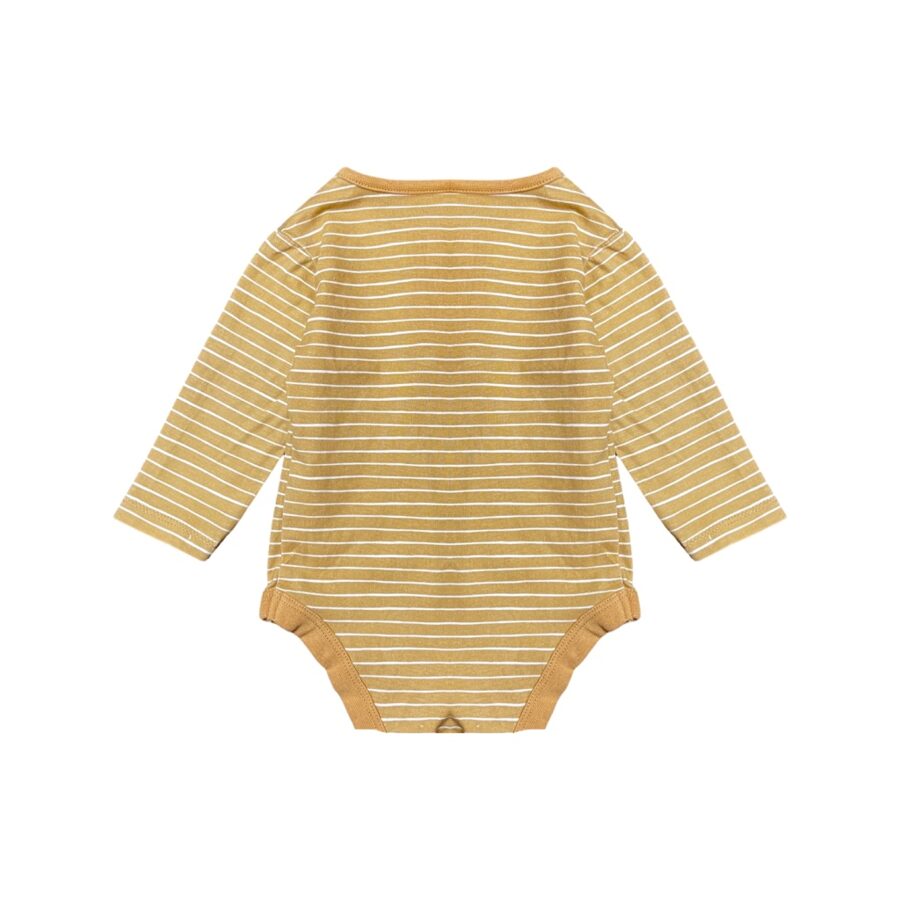 "TU" bodijs long sleeve Mustard 62cm