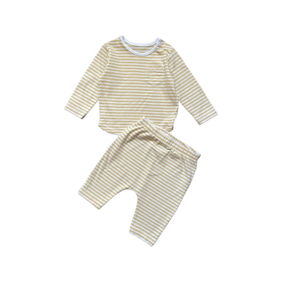 "TU" Divdaļīgs komplekts Mustard Stripes 62cm