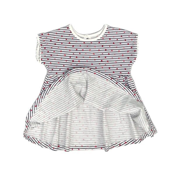 Kokvilnas kleitiņa Herts&Stripes "George" 86cm