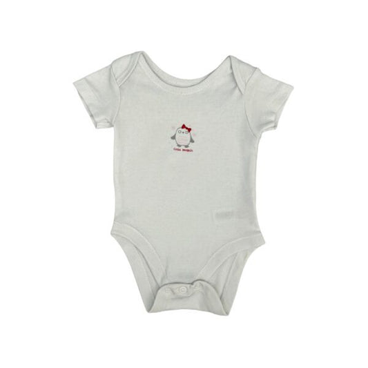 "Nutmeg" bodijs Owl white 62cm