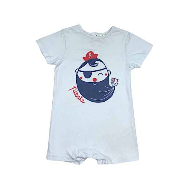 "Tex Baby" gaiši zils romperis Pirate 80cm
