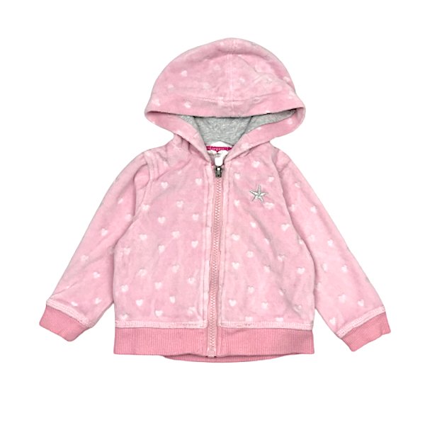 "Mothercare" silta rozā jaka ar kapuci 74cm