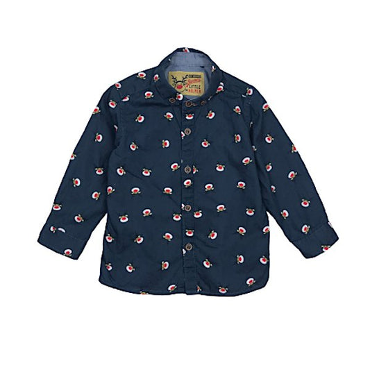 "Next" tumšs krekls reindeer 86cm