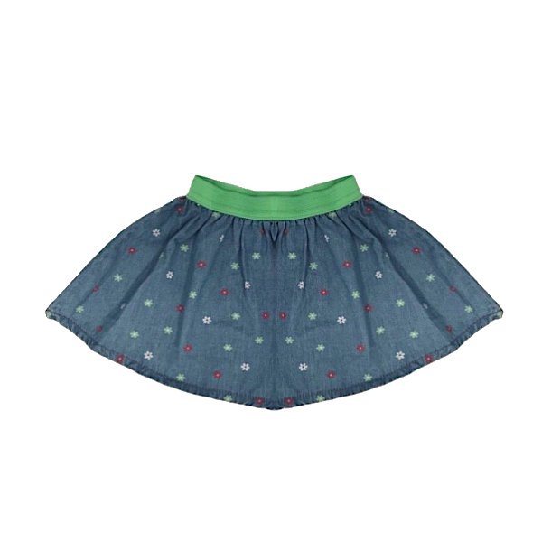 "Kiki&Koko" zili svārki ar puķītēm