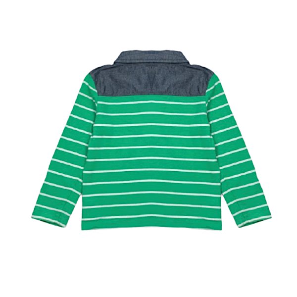 "Mini Club" zaļš krekls stripes 104cm