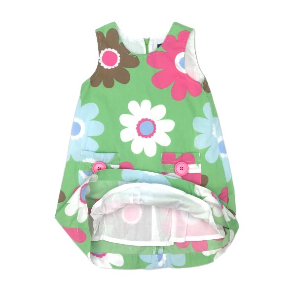 "Mini Boden" zaļa kleitiņa